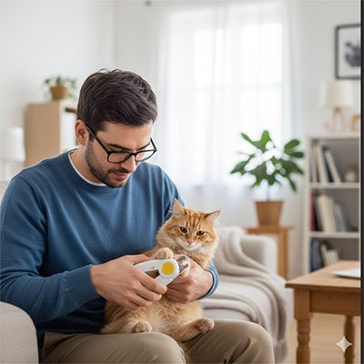 coupe-ongle-chat-avec réservoir-expert