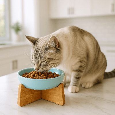 gamelle-anti-glouton-chat-verte-slowicat