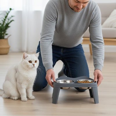 gamelle-chat-surélevée-rehaussée