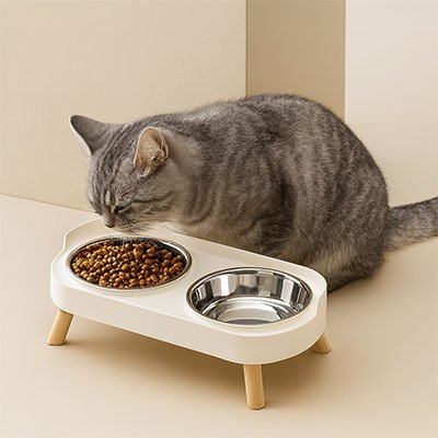 gamelle-pour-chat-surélevée-double-bols-en-inox