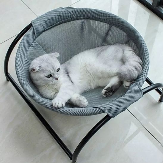 hamac-pour-chat-gris