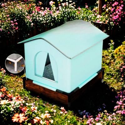 Niche pour chat extérieur | Imperméable Pliable - Patte à Chat