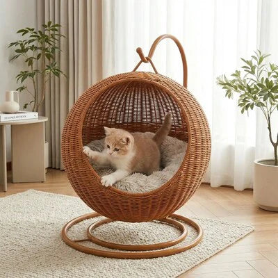 panier-en-rotin-pour-chat-nid-suspendu-anti-griffes