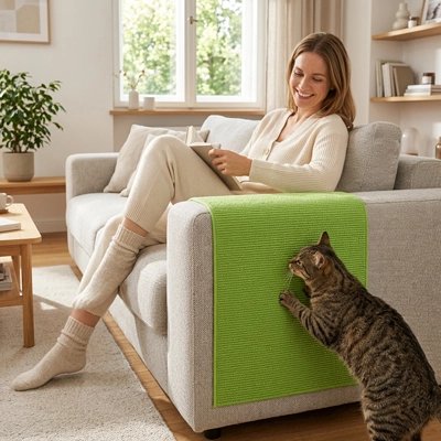 protection canapé chat Safe Sofa - en situation