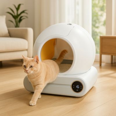 Bac à litière chat