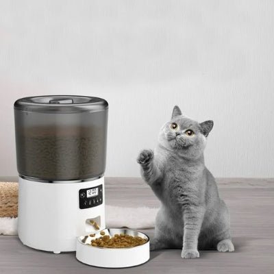 Distributeur de croquettes pour chat - Patte à Chat