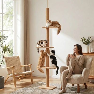 Arbre à chat | Design Robuste - Patte à Chat