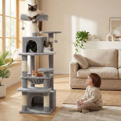 arbre-a-chat-grande-taille-grise