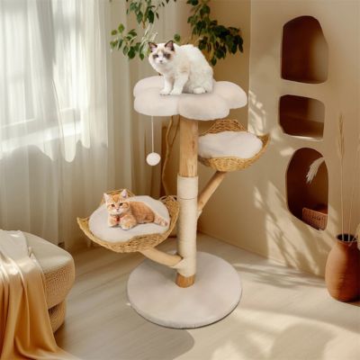 arbre-à-chat-en-bois-design