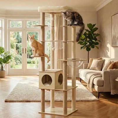 arbre-a-chat-en-bois-doubles-rayons-avec-niche