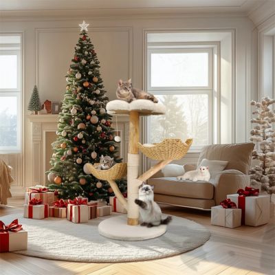 arbre-à-chat-en-bois-ergonomique