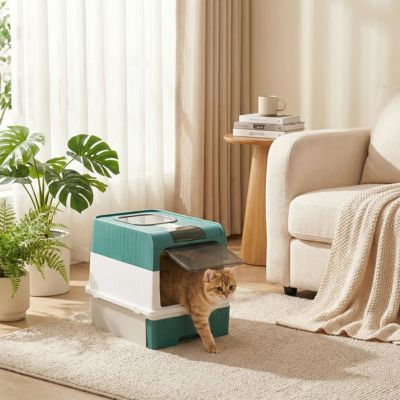 bac-a-litiere-chat-verte-ecodesign