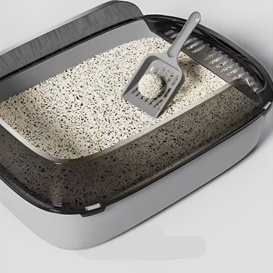 bac-a-litière-pour-chat-ergonomique-hygiénique-gris
