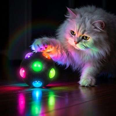 balle-pour-chat-avec-lumière-led-noir