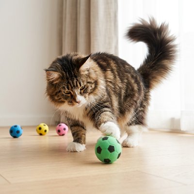 balles-pour-chats-en-mousse-amusantes