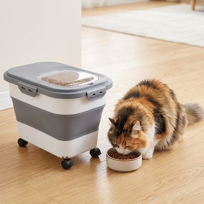 boite à croquettes chat Fraîcheur Optimale - pliable