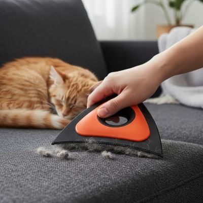 Brosse anti poil triangle petit