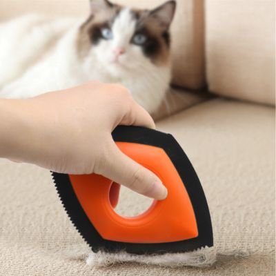Brosse anti poil triangulaire souple