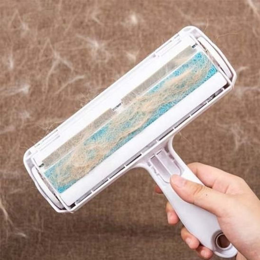 Brosse anti poil rouleau ergonomique