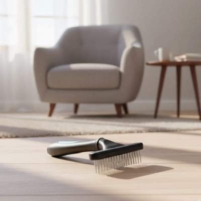 Brosse Chat pour poile long souple