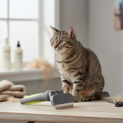 Brosse pour Chat facile à transporter