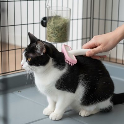 Brosse pour Chat en silicone souple