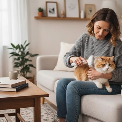 Brosse pour Chat hygiénique