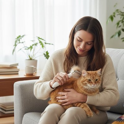 Brosse pour Chat ergonomique