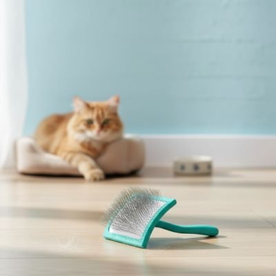 Brosse pour chat poil long​ facile à utiliser