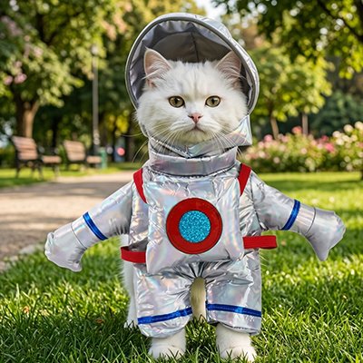 costume-pour-chat-astronaute-blanc