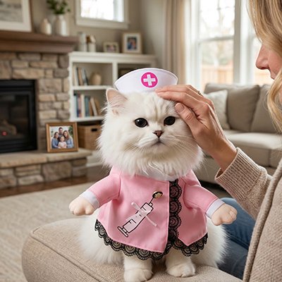 costume-pour-chat-infermière-sexy