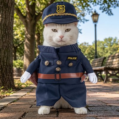 costume-pour-chat-police