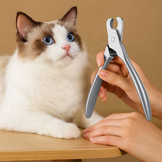 coupe-griffe-chat-en-acier-inoxydable-résistant