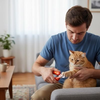 coupe-griffe-chat-lumière-led