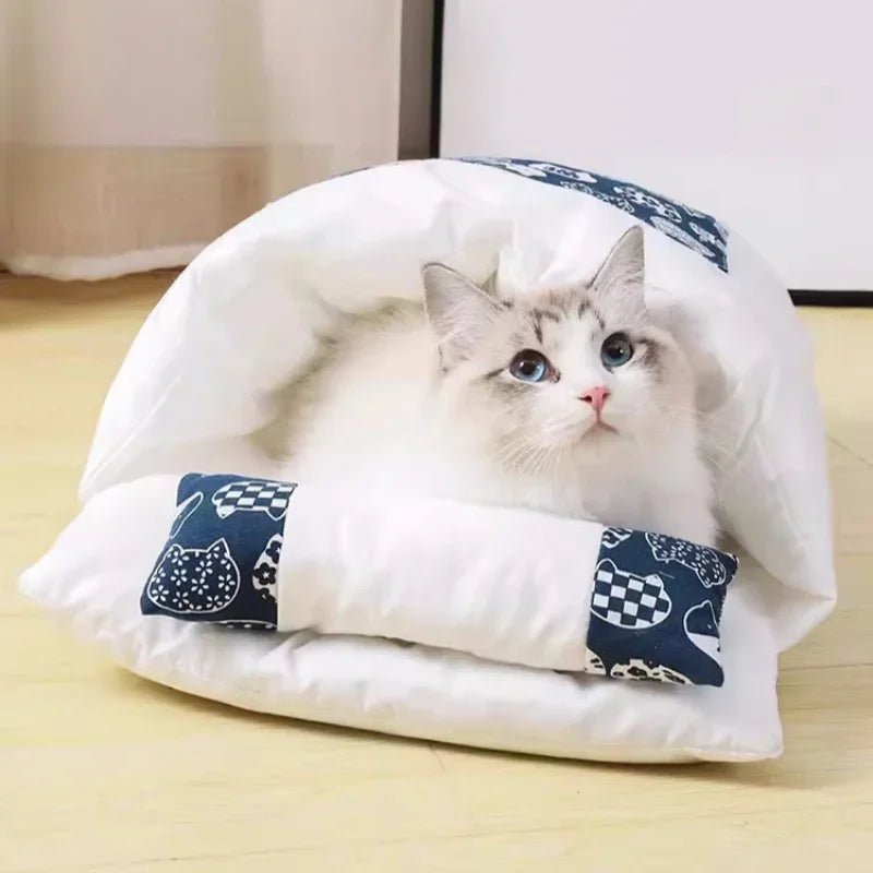 coussin-chat-duvet-blanc-bleu