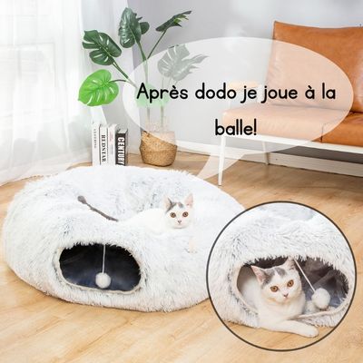 Coussin pour chat - DonnutAmusant™ - Patte à Chat