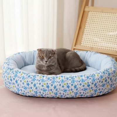 coussin-pour-chat-florale-doux