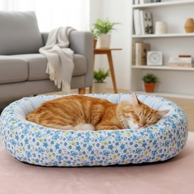 coussin-pour-chat-florale