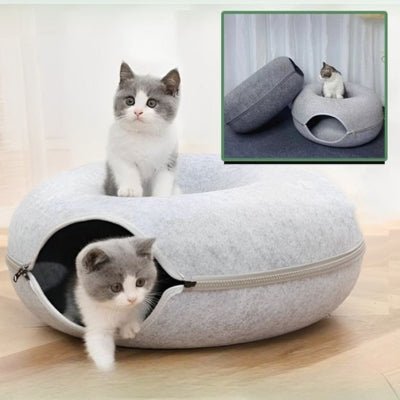 coussin-pour-chat-tunnel-gris