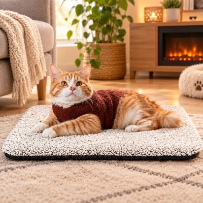 Couverture autochauffante CocoDoux pour chat, vue d'ensemble