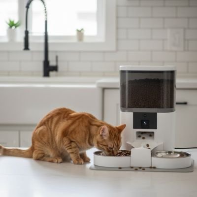 distributeur-automatique-de-croquettes-pour-chat-blanc-double-bol-pratique