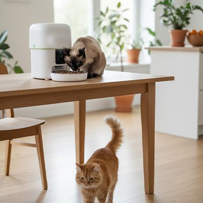 distributeur-de-croquettes-pour-chat-connecté-design