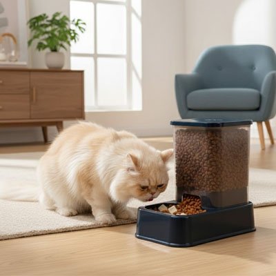 distributeur-de-croquettes-pour-chat-pratique