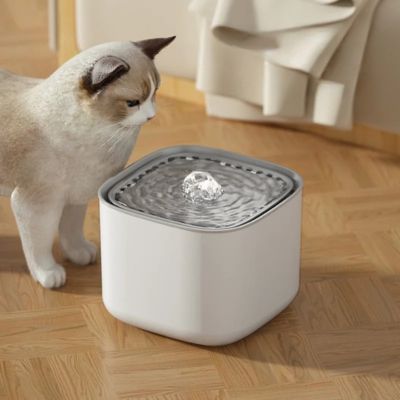 filtres-fontaine-a-eau-pour-chat-hydrofelix-blanche