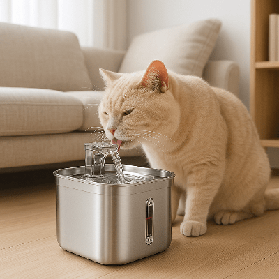 fontaine-a-eau-chat-style-couledouce