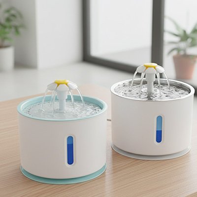 Fontaine a eau Chat - deux models