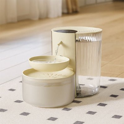 fontaine-a-eau-chat-vitalizen-beige