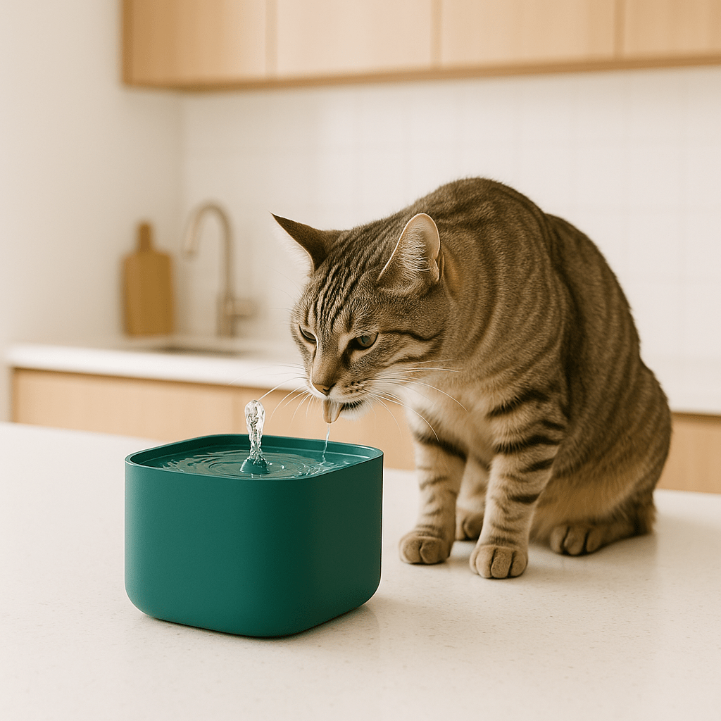 Fontaine à eau pour chat | HydroFélix™ - Patte à Chat