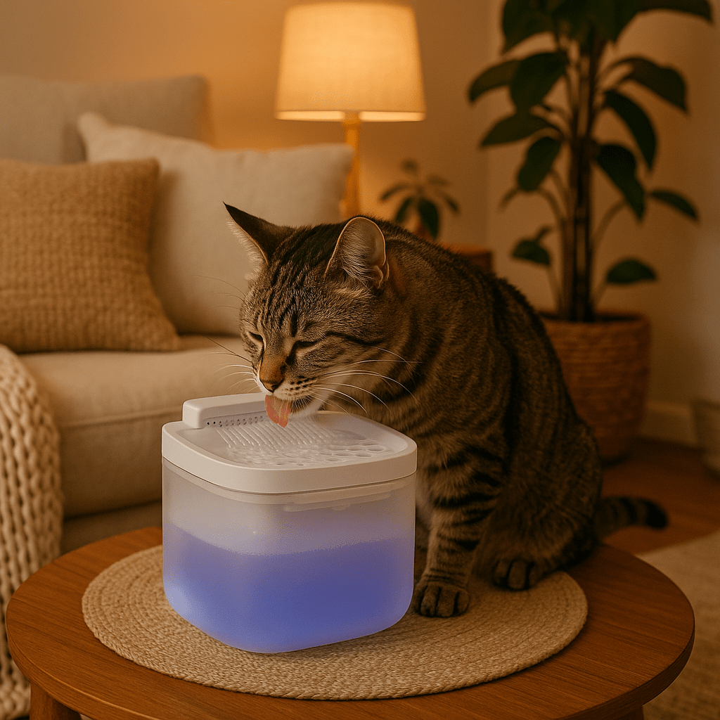 fontaine-à-eau-pour-chat-blanche-pethydrate