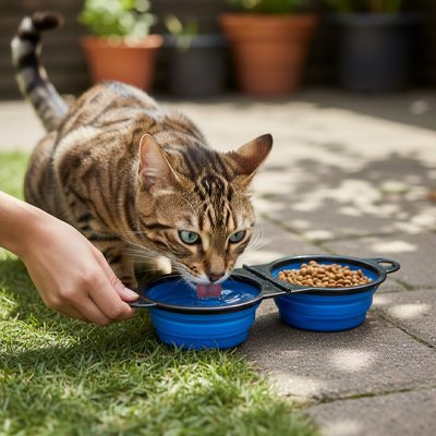 gamelle-chat-double-pliable-en-silicone-pour-les-voyages